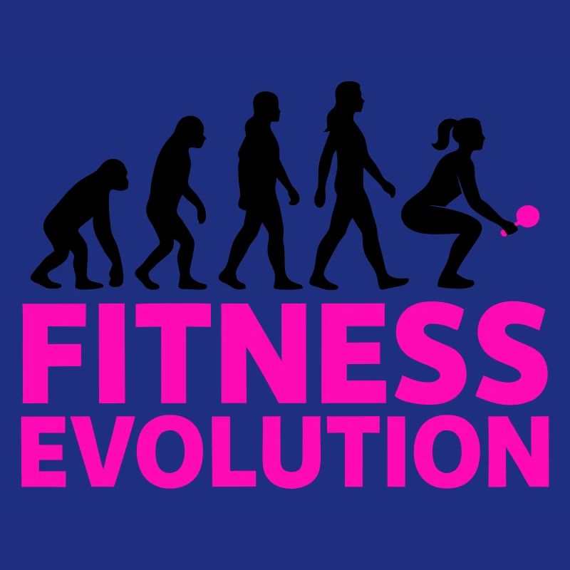 Fitness Evolution Frau Geschenk Cool