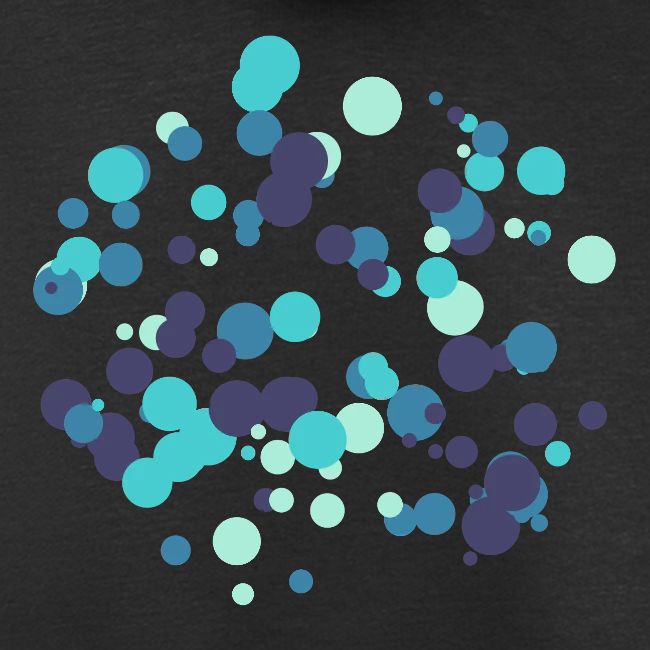 Motif cercles abstraits