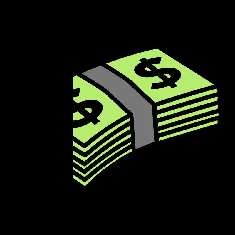Money dollars 3 colors