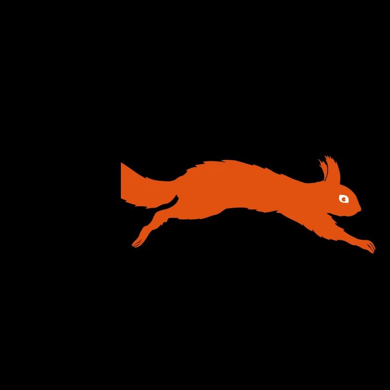 Eichhörnchen springt
