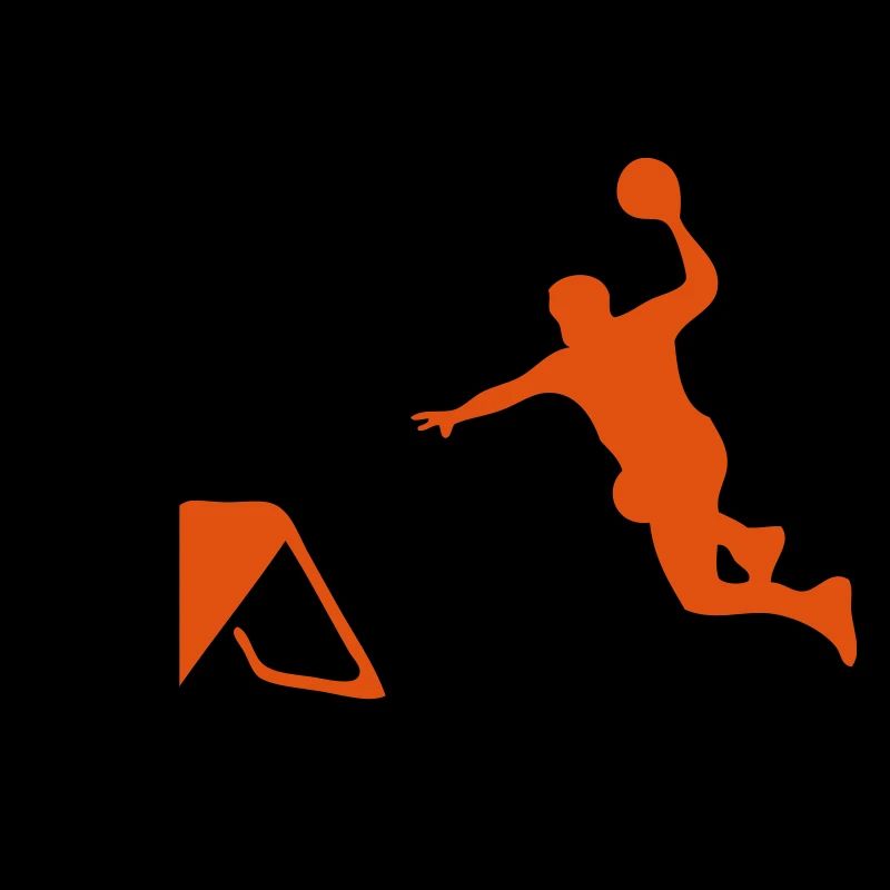 Tchoukball Silhouette Schatten