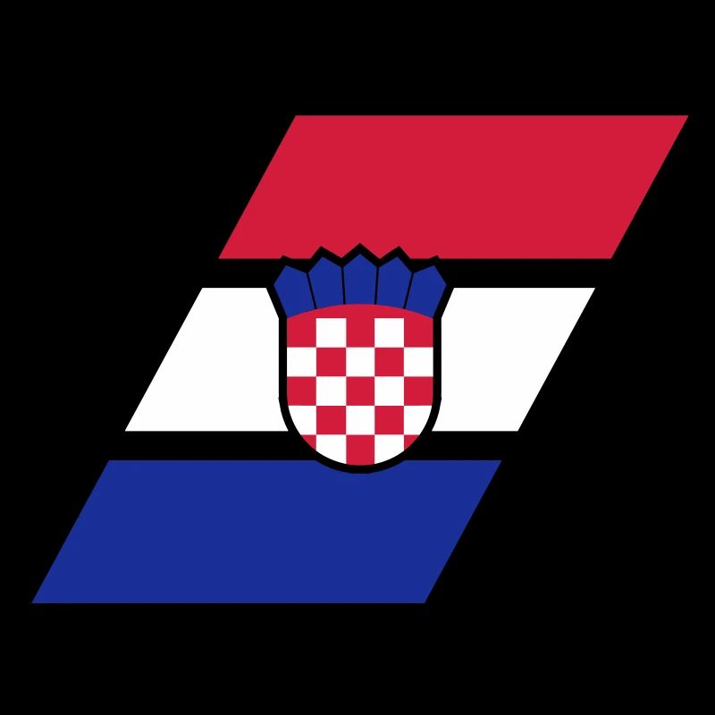 drapeau de la croatie bande