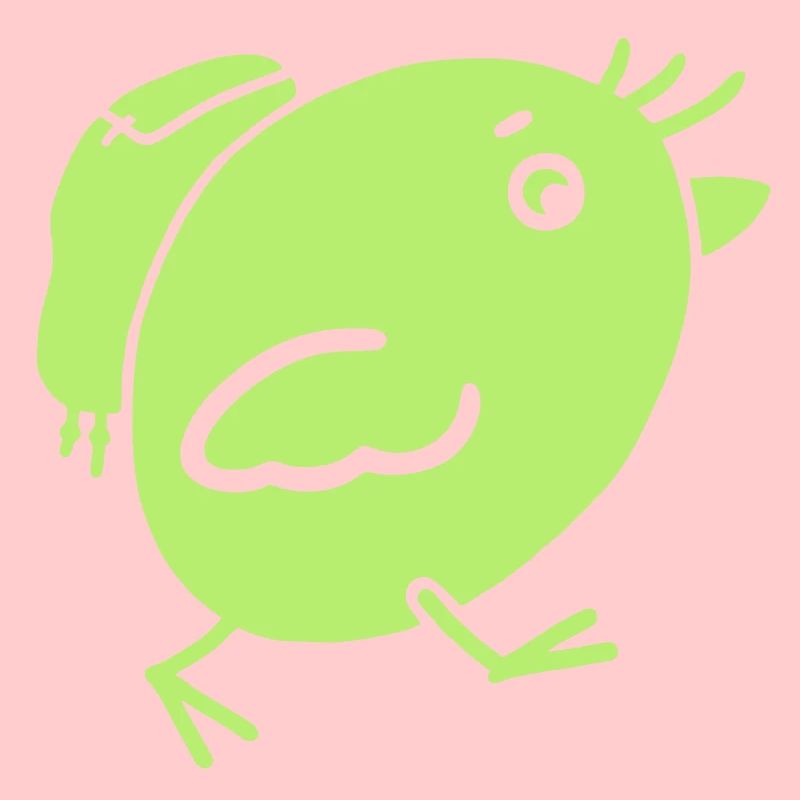 Bird with backpack