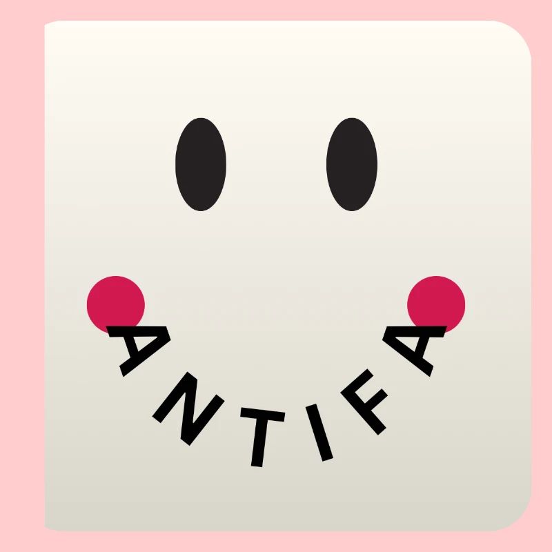 Friendly Antifa Greige | Gradient Design Smile