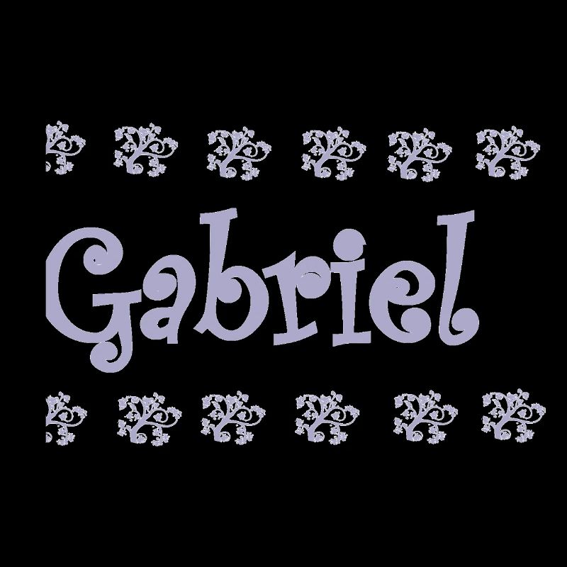 Gabriel Florale Pastel Name Deco
