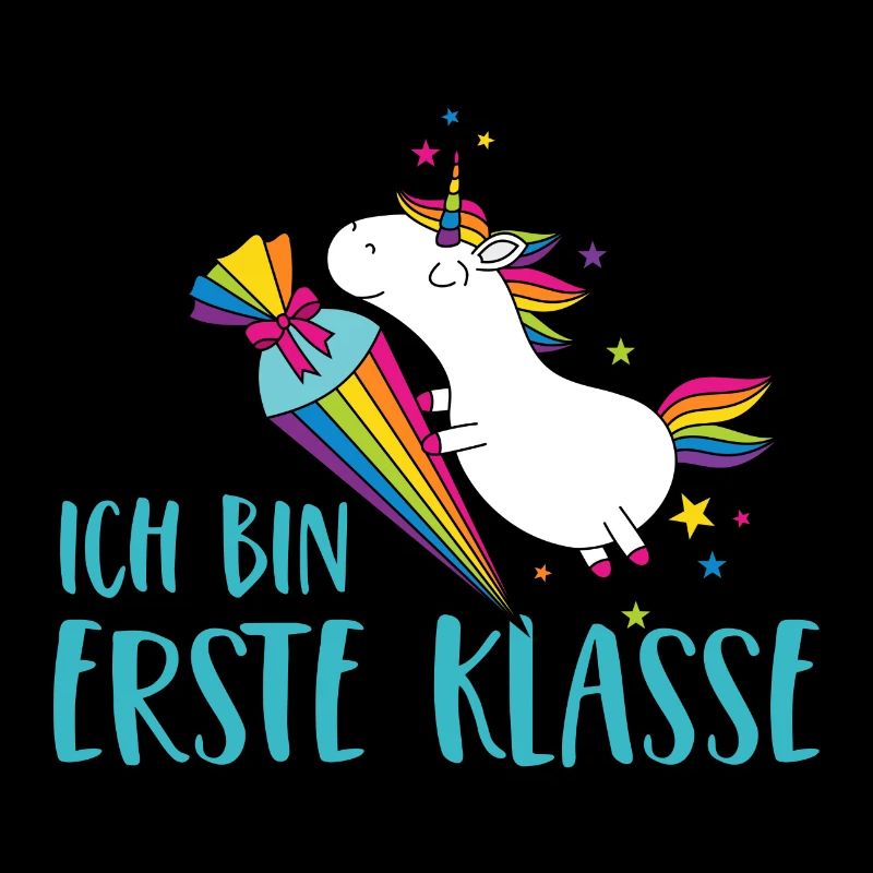 Einhorn Einschulung Schule Zuckertüte Erste Klasse