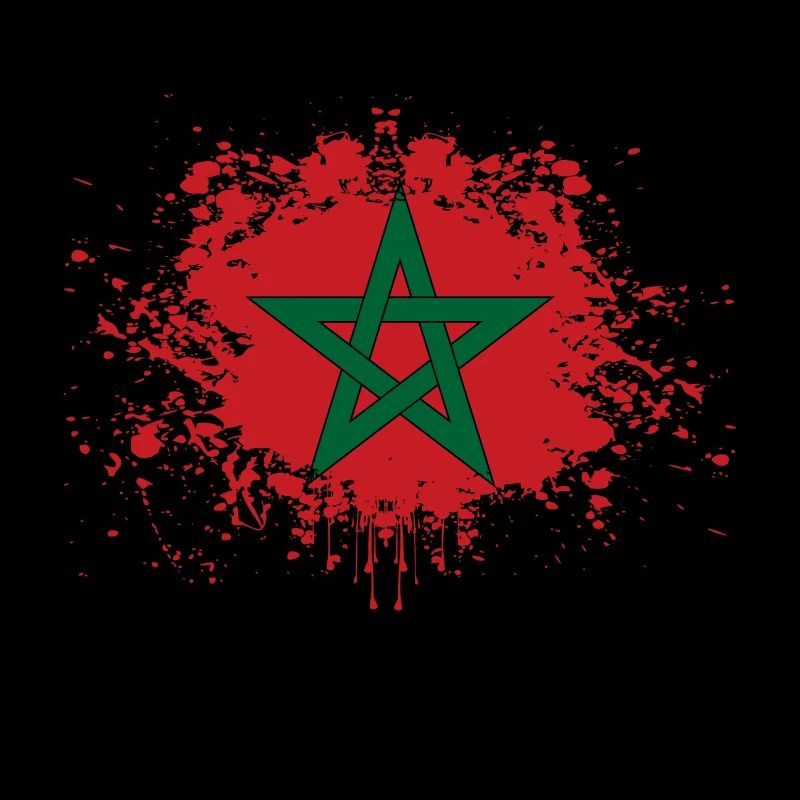 Drapeau Maroc Idée cadeau Maroc
