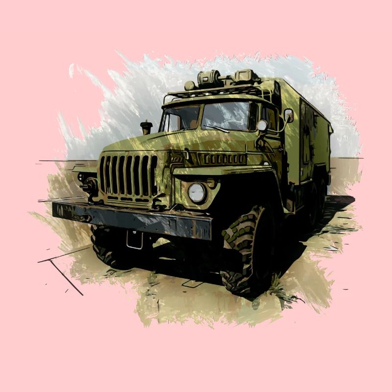 URAL 4320 avec corps de caisson