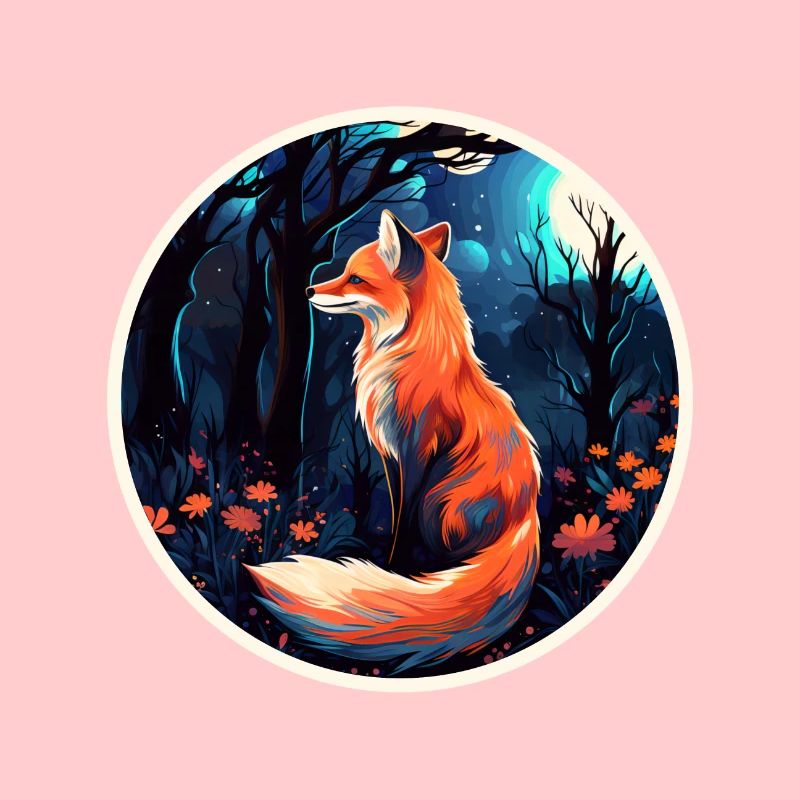Pack animals: foxes, foxes, forest dwellers, forest animals