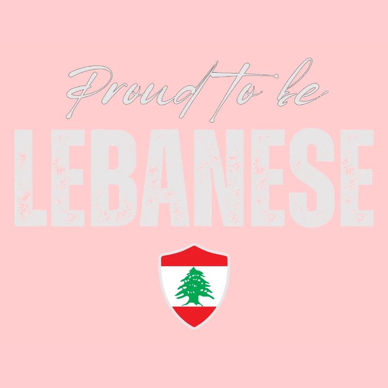 Libanese stolz, ich liebe den Libanon