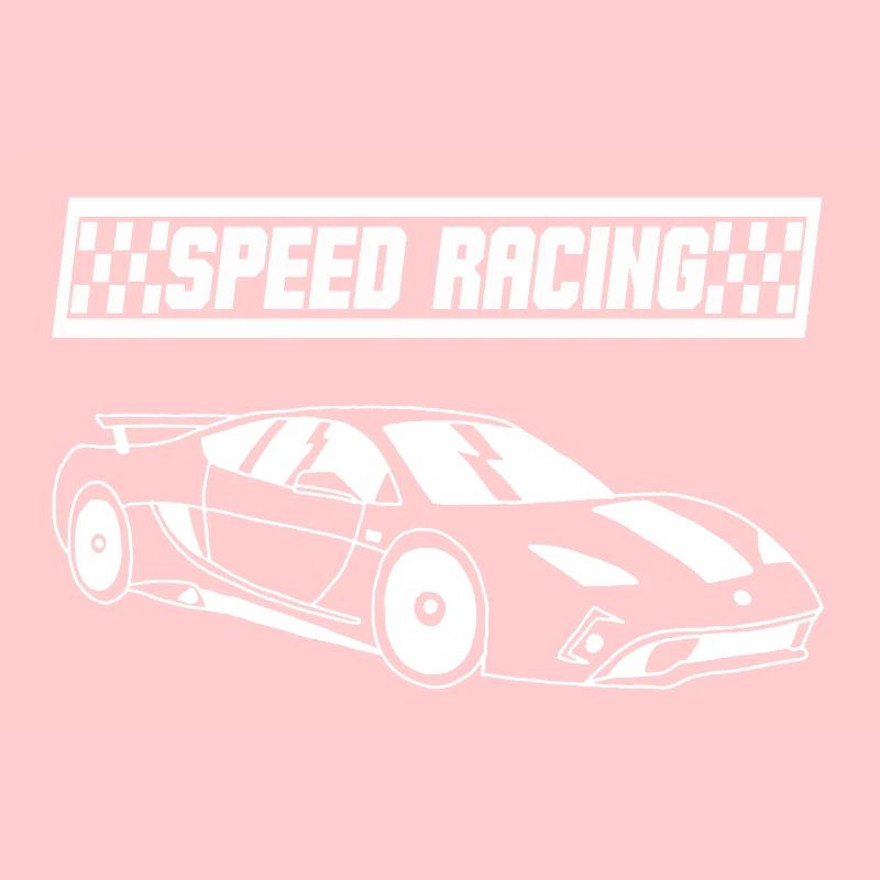 Voiture de course blanche