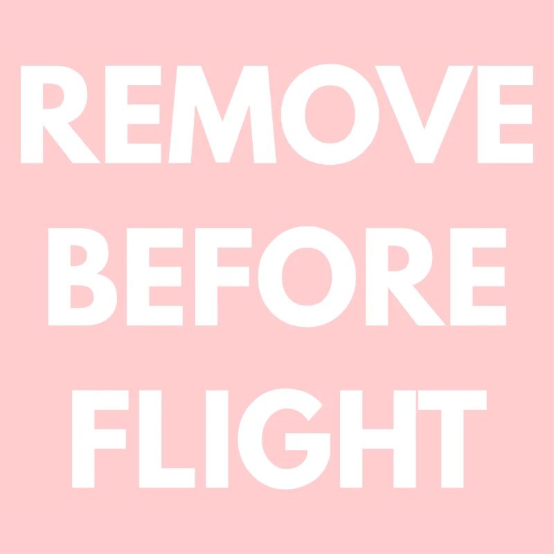 REMOVE BEFORE FLIGHT