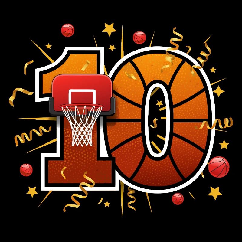 10. Geburtstag Basketball Junge