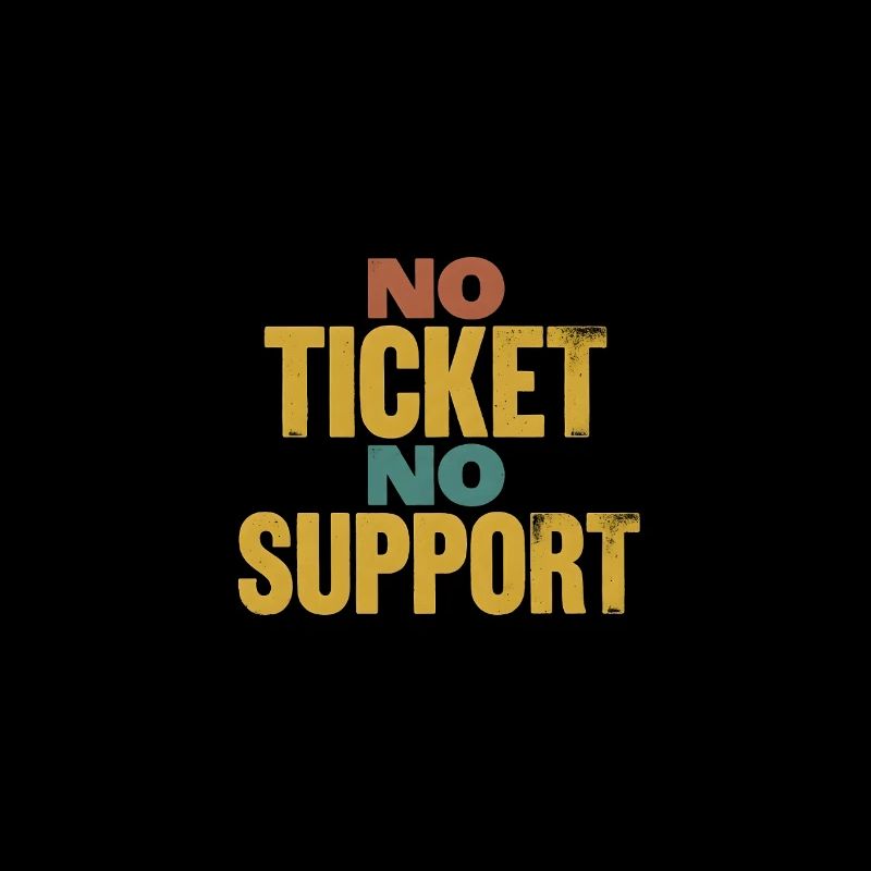 No Ticket No Support Veranstaltung Ereignis Helfen