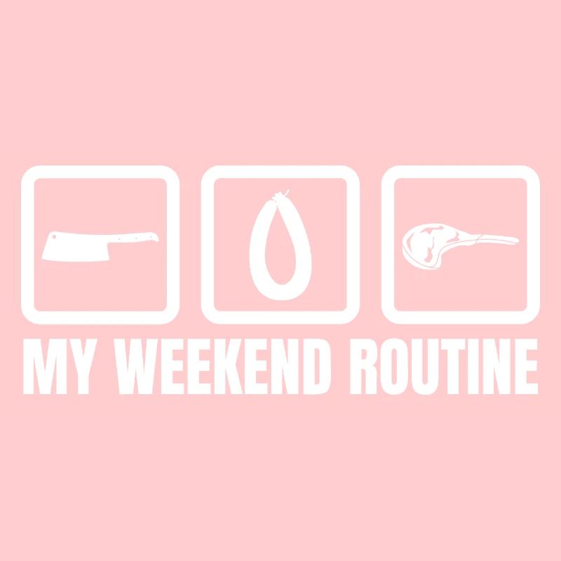 Routine du week-end chez le boucher
