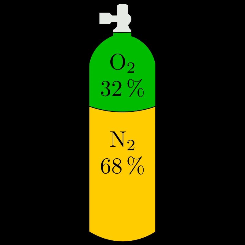 Nitrox Tauchflasche