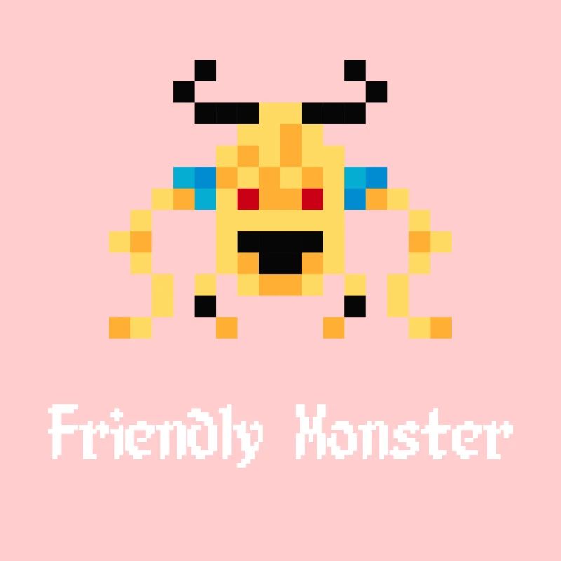 Monstre 8 bits (monstre amical)