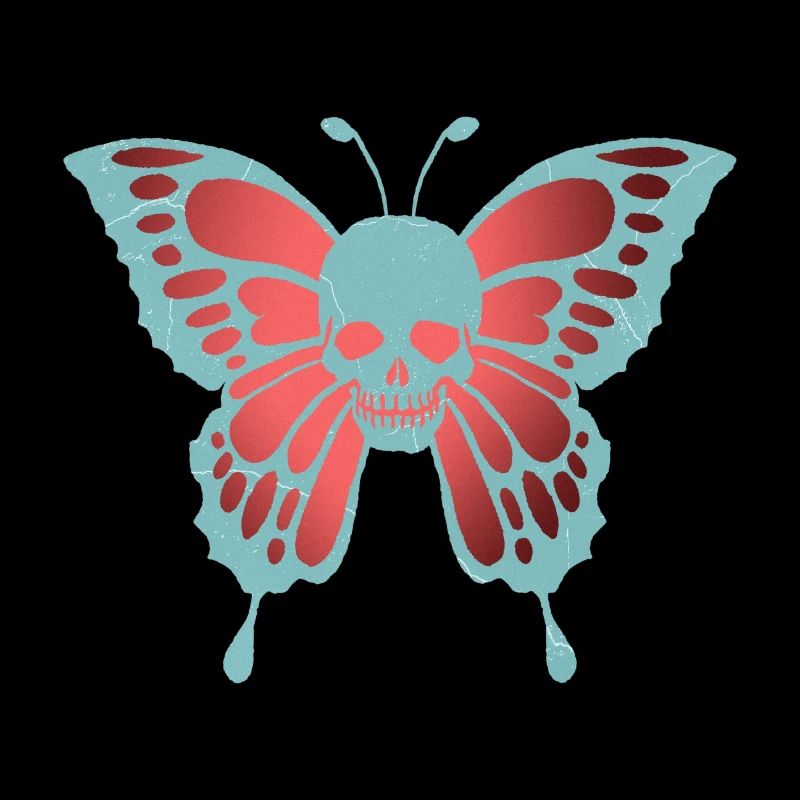 Der Schmetterling Totenkopf