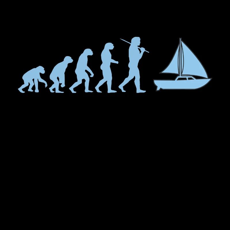 Evolution sailboat sailing ship sailing ship