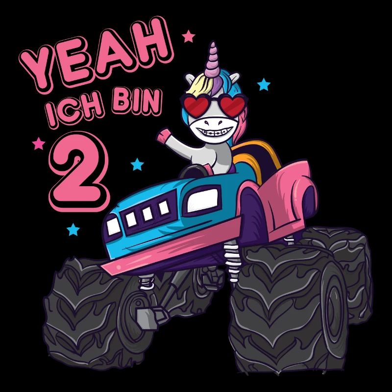 2. Geburtstag Mädchen Kindergeburtstag Einhorn