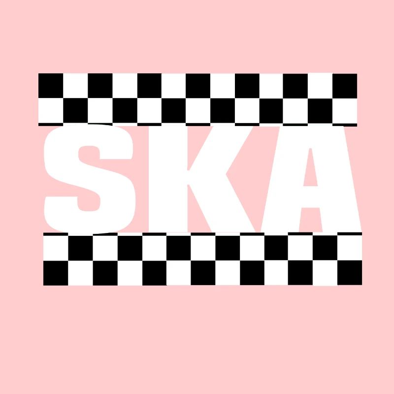 Ska check noir blanc
