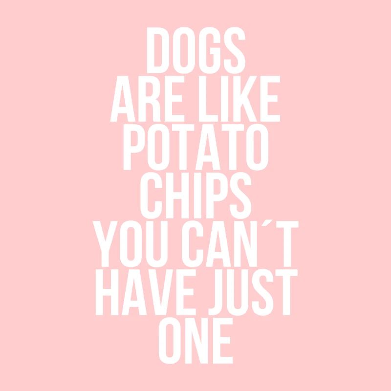 Les chiens sont comme des chips