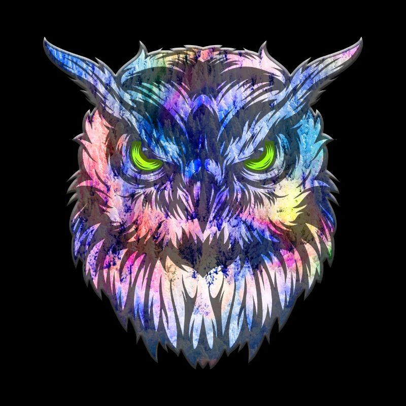 Eule I Kauz I Uhu I Tattoo Vogel Geschenk