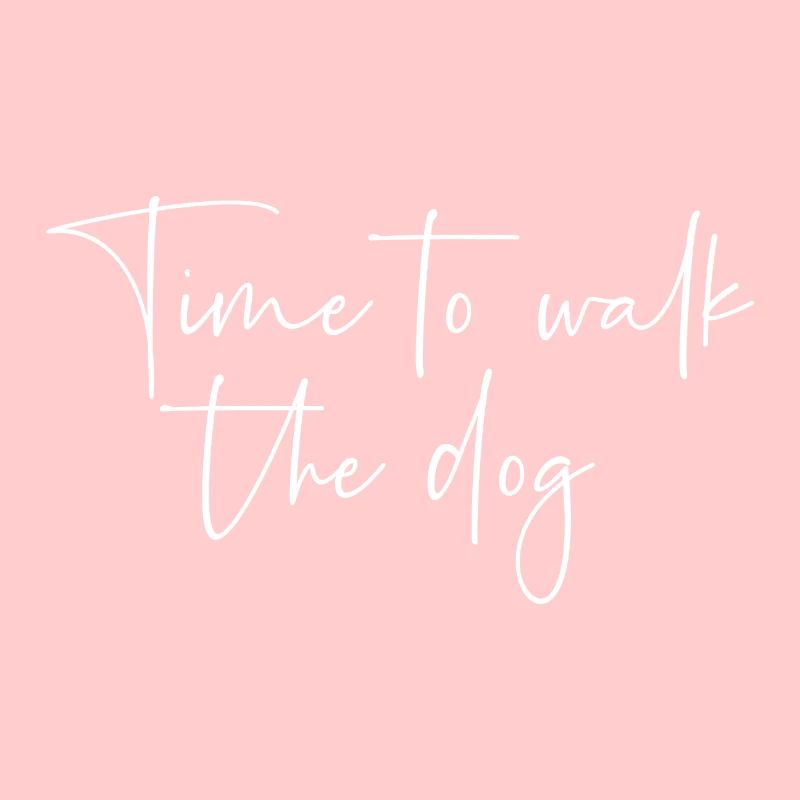 Time to walk the dog