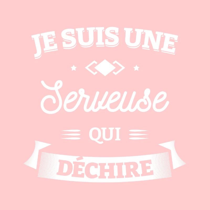 SERVEUSE QUI DÉCHIRE