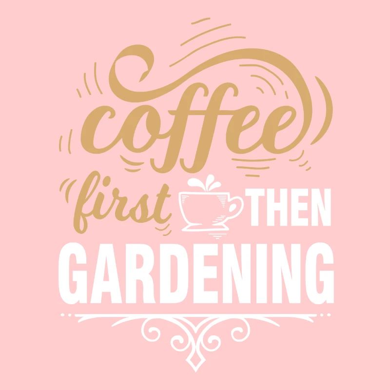 Gärtner Hobbygärtner Gartenarbeit Kaffee