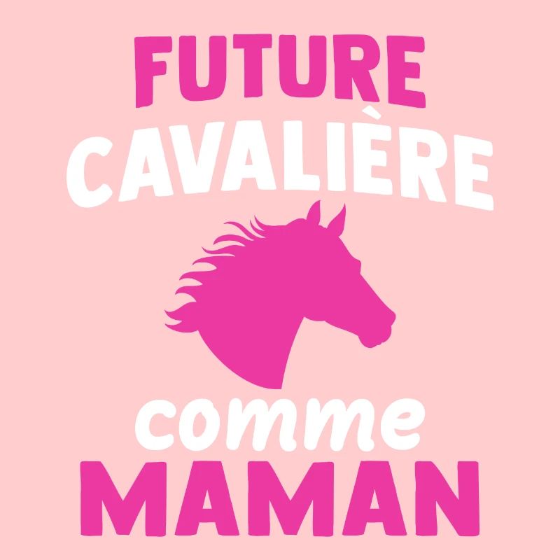 Future cavalière comme maman