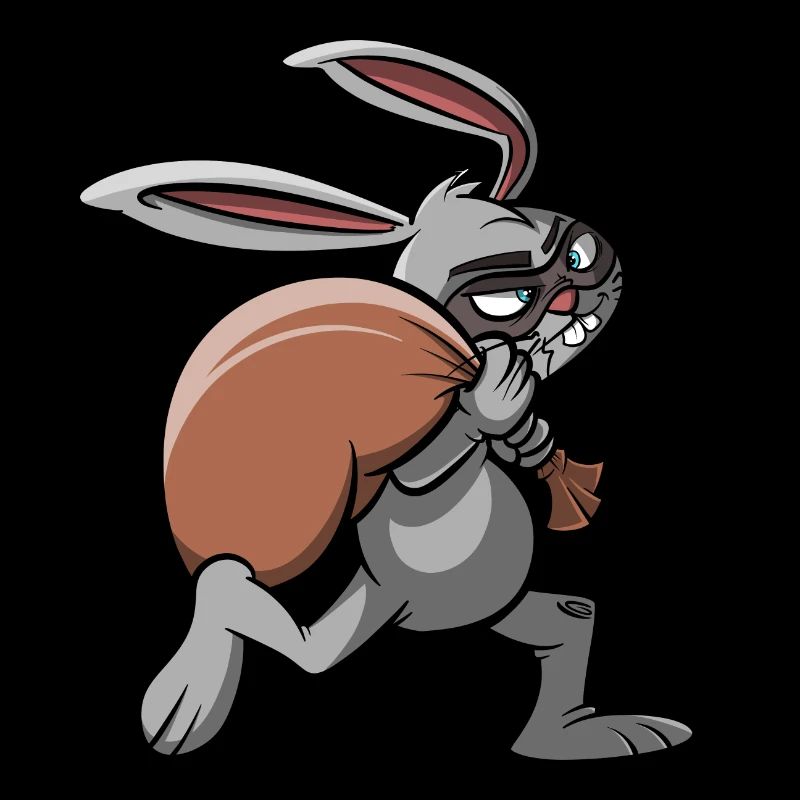 Voleur de banque - Lapin sur Raid Robbery Ganove