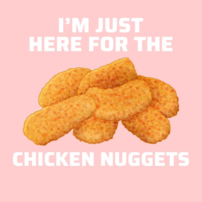 Nuggets de poulet Fast Food Dicton drôle