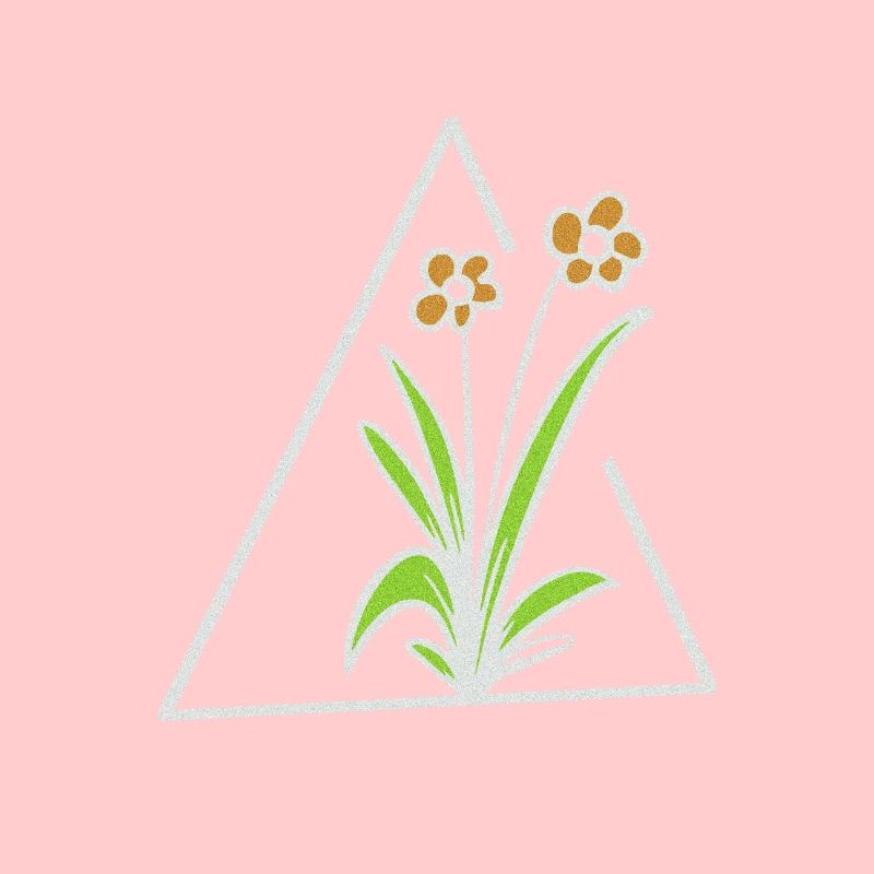 triangle floral