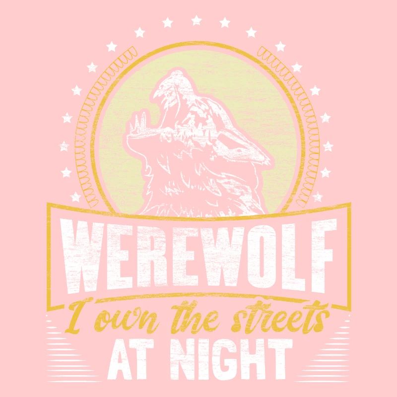 Halloween Werwolf Mond Horror Geschenk