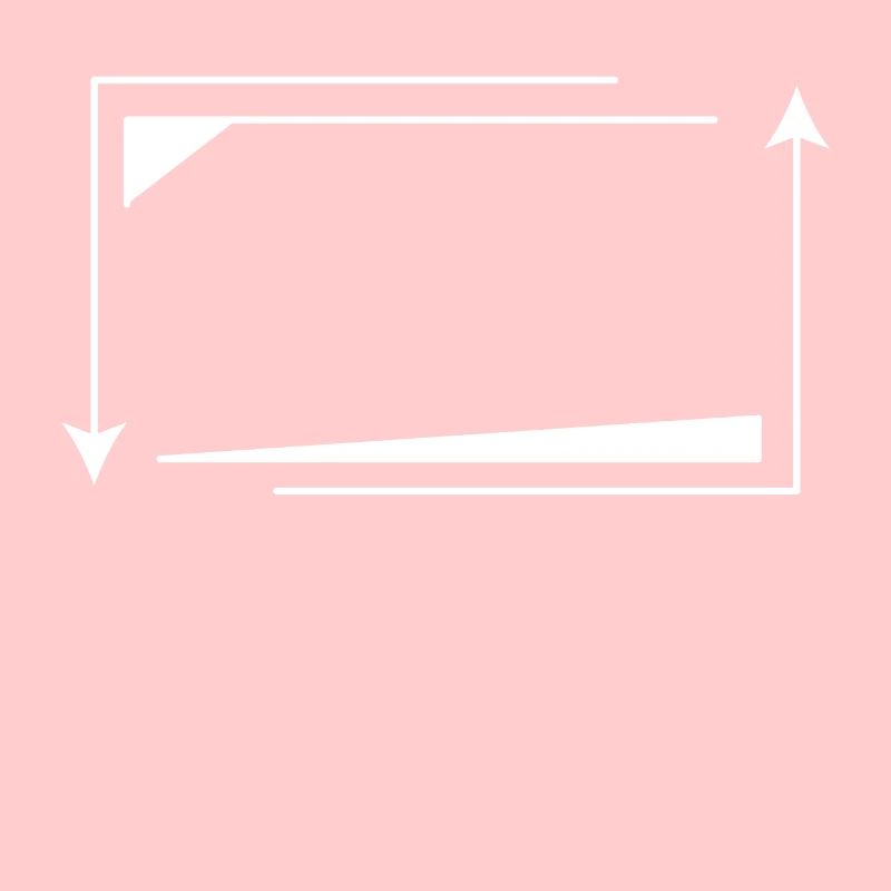 Arrow Frame White Rectangular Shape Decoration