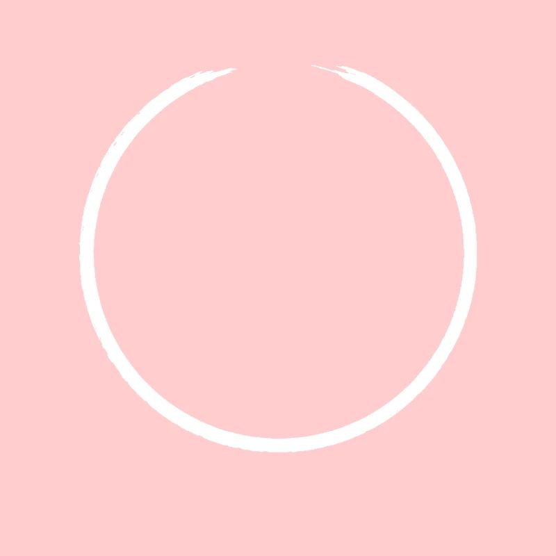 Circle Weathered Round Brush Strokes