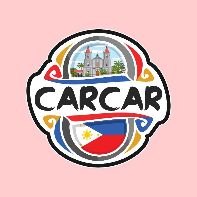 Carcar Philippinen Flagge Reise Souvenir Abzeichen Stam