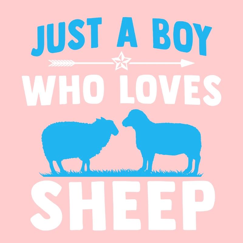 Nur ein Junge, der Schafe liebt