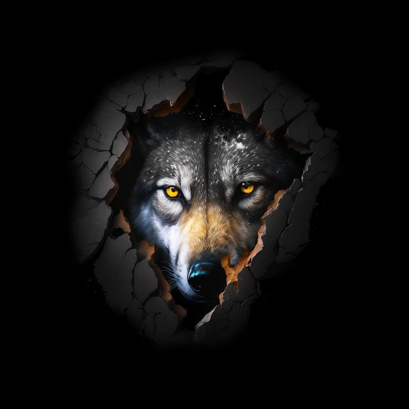 Wolf Wölfe Tiere Geschenk Kunst Tiermotiv