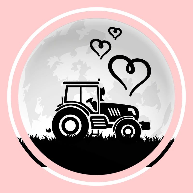 Traktor Traktorfahrer Schlepper "Traktor-Liebe"