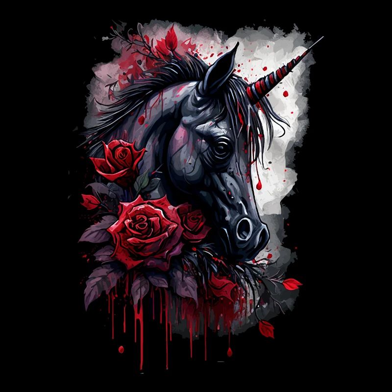 Rose et licorne