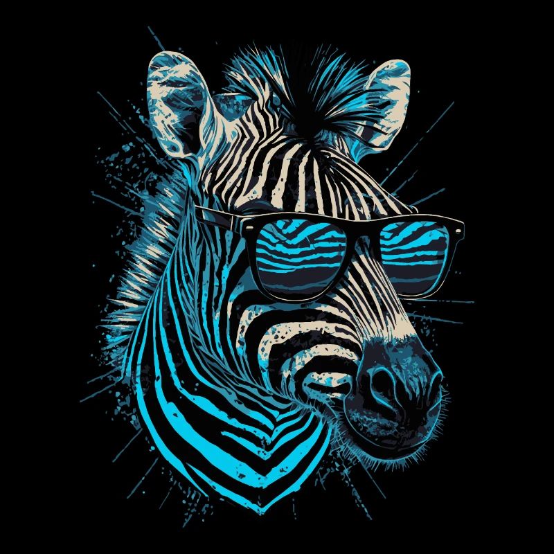 Cooles Zebra