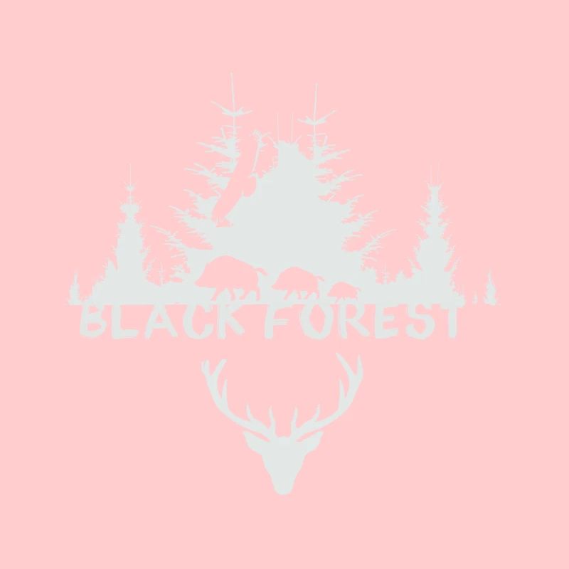 Forêt-Noire,Chasseur,Sauvage,Forêt,Cerf,Aigle,Bois