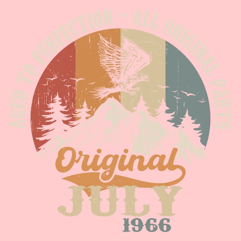 Juli 1966 Geburtstagsgeschenk Juli 1966 Original