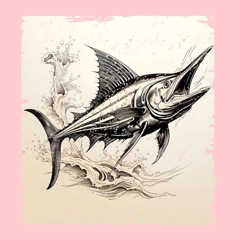 Marlin retro style