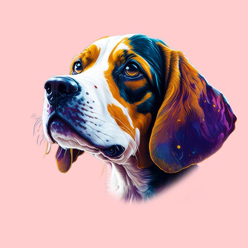 Beagle Abstract Art