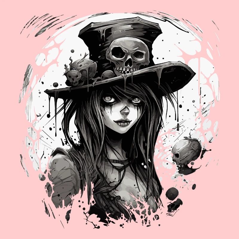 Emo Horrorpunk Mädchen