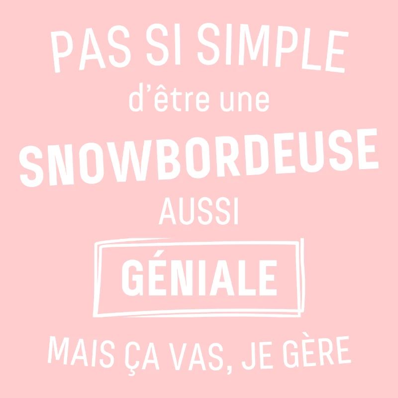 Snowboardeuse Géniale