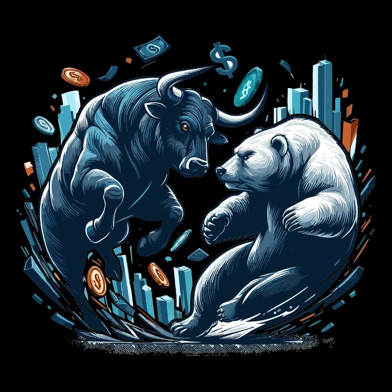 Finance Taurus Bear Fight Wall Street Gift